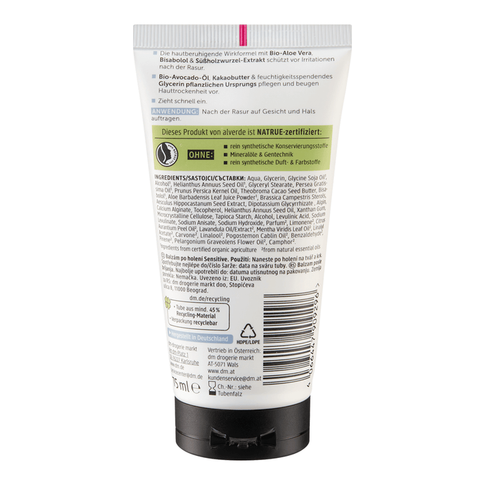 alverde NATURKOSMETIK MEN After shave balsam bărbați, 75 ml WALTI