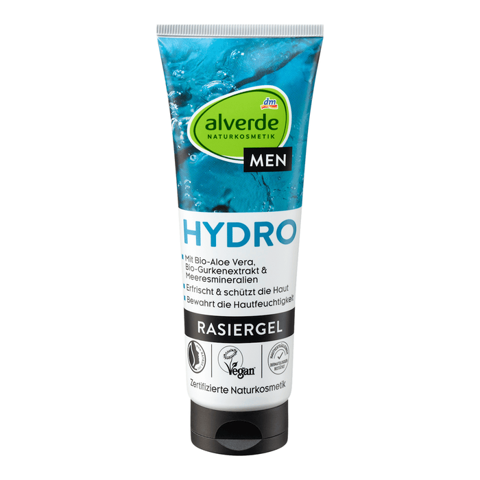 alverde NATURKOSMETIK MEN Gel de ras Hydro, 125 ml WALTI