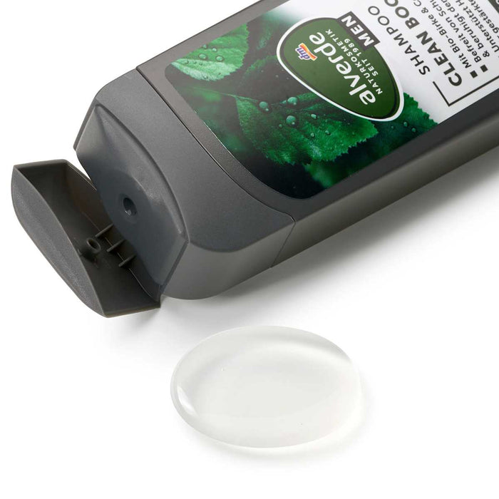alverde NATURKOSMETIK MEN Șampon de păr CLEAN BOOST, 200 ml - WALTI WALTI