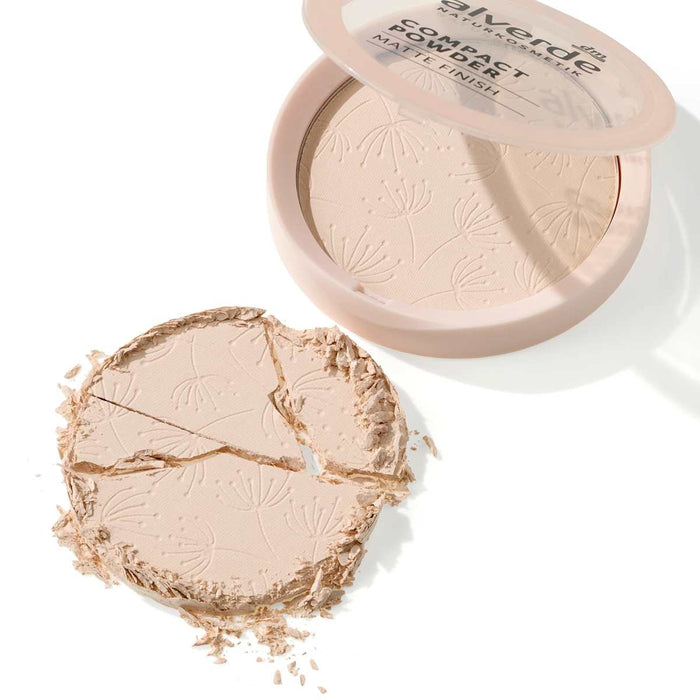 alverde NATURKOSMETIK Pudră compactă - 10 Naturelle, 9 g WALTI
