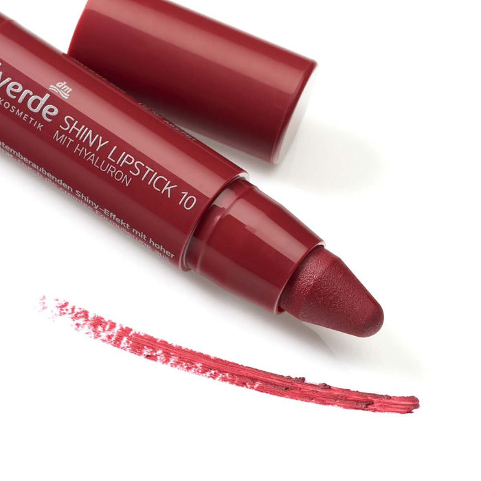 alverde NATURKOSMETIK Ruj Shiny Nr. 10 Red Kiss WALTI