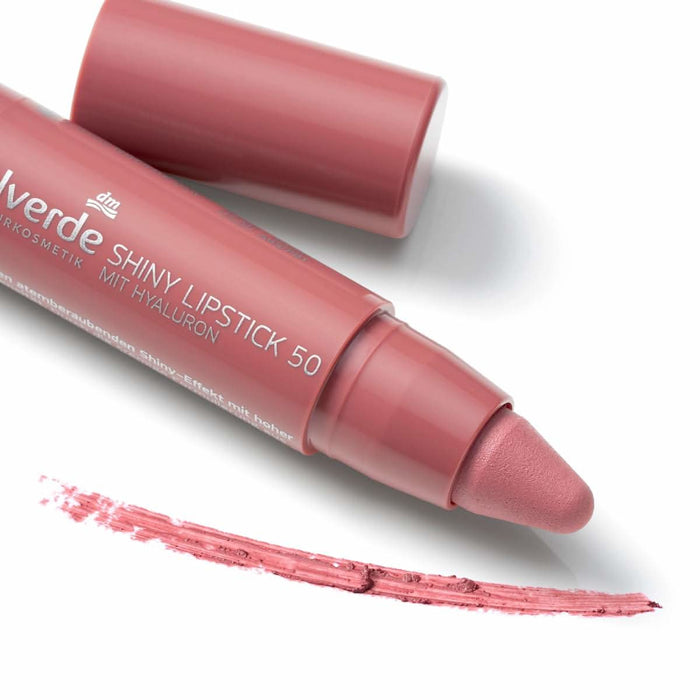 alverde NATURKOSMETIK Ruj Shiny Nr. 50 Rosé Devine WALTI