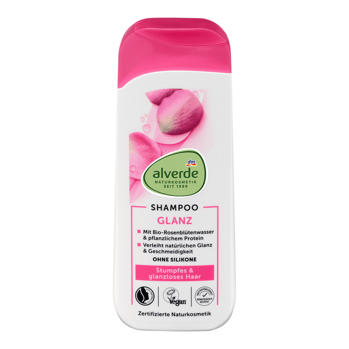 alverde NATURKOSMETIK Șampon pentru strălucire, 200 ml - WALTI WALTI