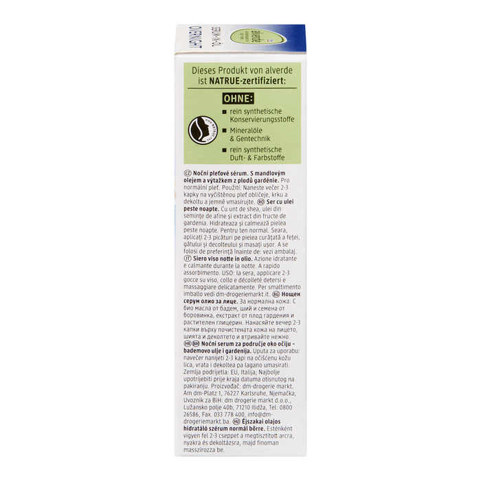 alverde NATURKOSMETIK Ser uleios de noapte, 30 ml WALTI