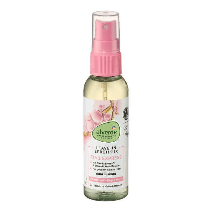 alverde NATURKOSMETIK Tratament spray leave-in 7în1, 75 ml WALTI
