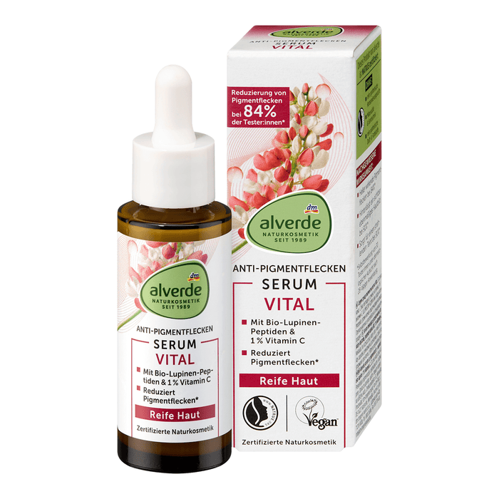 alverde NATURKOSMETIK Vital ser pete pigmentare, 30 ml WALTI