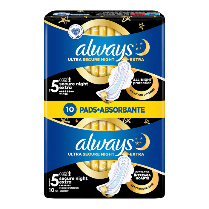 always Absorbante Ultra Secure Night Extra, 10 buc WALTI