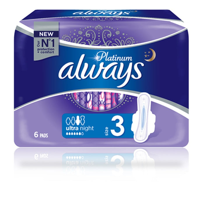 always Absorbante Platinum Night Size 3 6 bucati WALTI