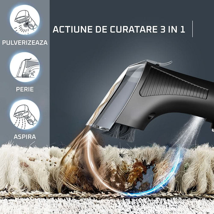 Aspirator cu spalare ROWENTA Clean It Hot&Cold IN7021F0, 1.5l, 1150W, maro-gri WALTI