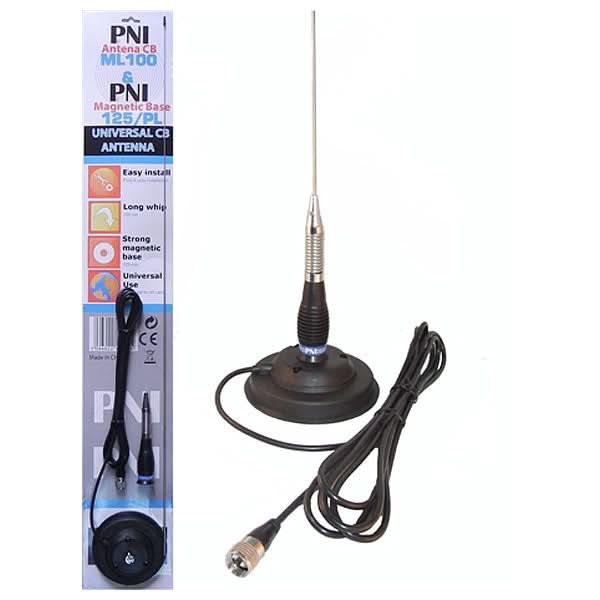 Antena statie CB PNI ML100, 125/PL, talpa magnetica WALTI