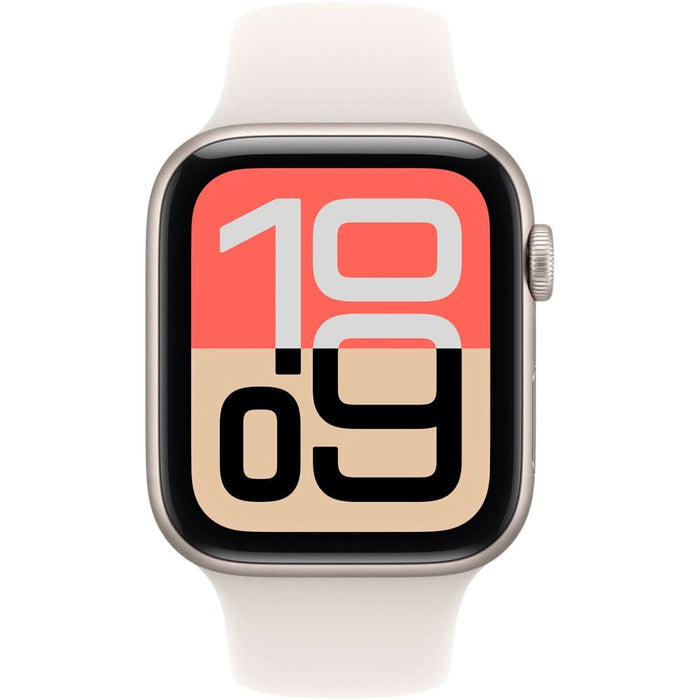 Apple Watch SE 3, GPS, 44 mm, Starlight Aluminium Case, Starlight Sport Band - S/M WALTI