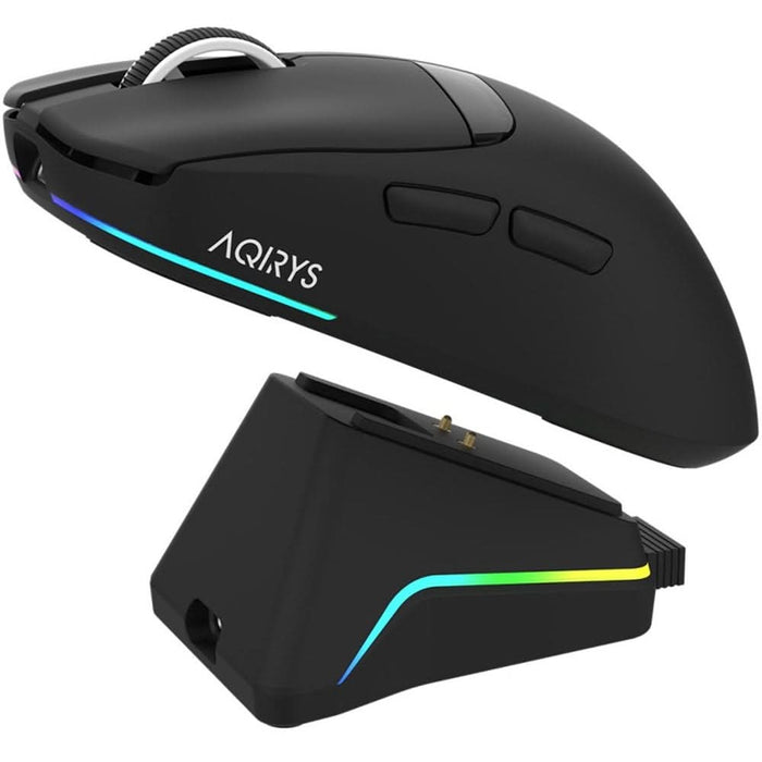 Mouse Gaming Wireless AQIRYS Nyx, 12000 dpi, negru WALTI