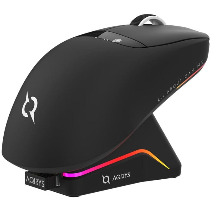 Mouse Gaming Wireless AQIRYS Nyx, 12000 dpi, negru WALTI