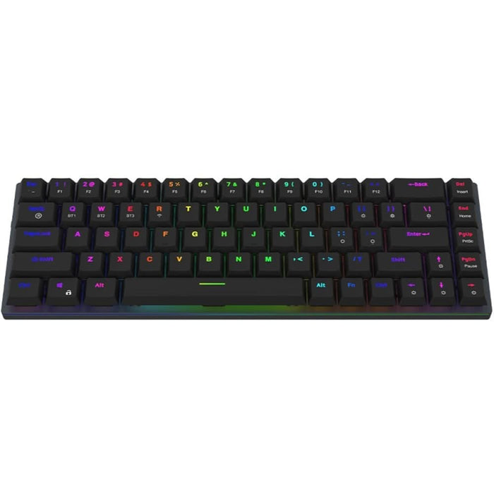 Tastatura Gaming Wireless mecanica AQIRYS Agena, Bluetooth, USB, Layout US, negru WALTI