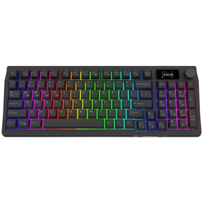Tastatura Gaming mecanica AQIRYS Atria, USB, Layout US, negru WALTI