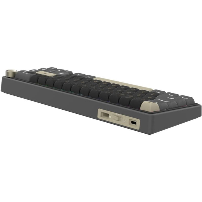 Tastatura Gaming Wireless mecanica AQIRYS Talitha, Bluetooth, USB, Layout US, negru WALTI