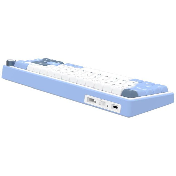 Tastatura Gaming Wireless mecanica AQIRYS Talitha, Bluetooth, USB, Layout US, alb WALTI