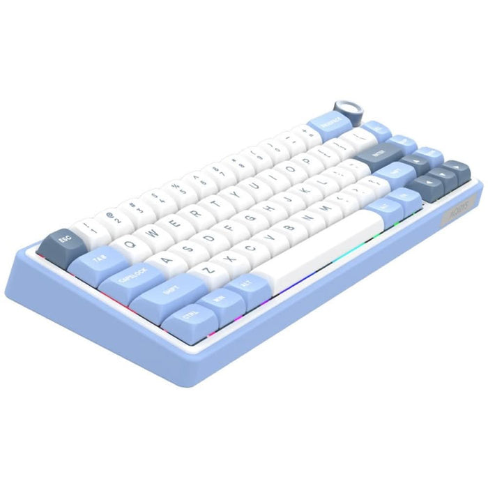 Tastatura Gaming Wireless mecanica AQIRYS Talitha, Bluetooth, USB, Layout US, alb WALTI