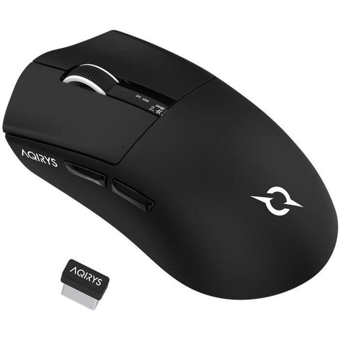 Mouse Gaming Wireless AQIRYS Zephyr, 26000 dpi, negru WALTI