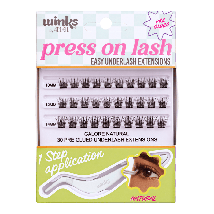 ARDELL Winks set gene false individuale Press On Lash Natural, 1 buc WALTI