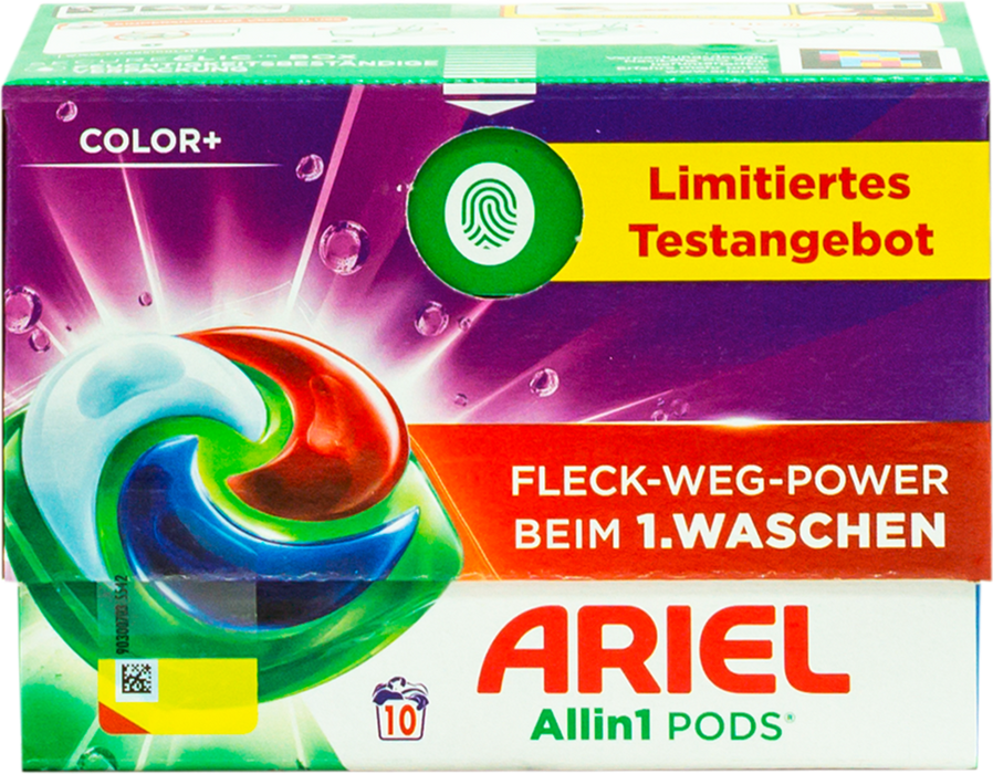 ARIEL Detergent de rufe capsule AIO Color, 10 buc WALTI
