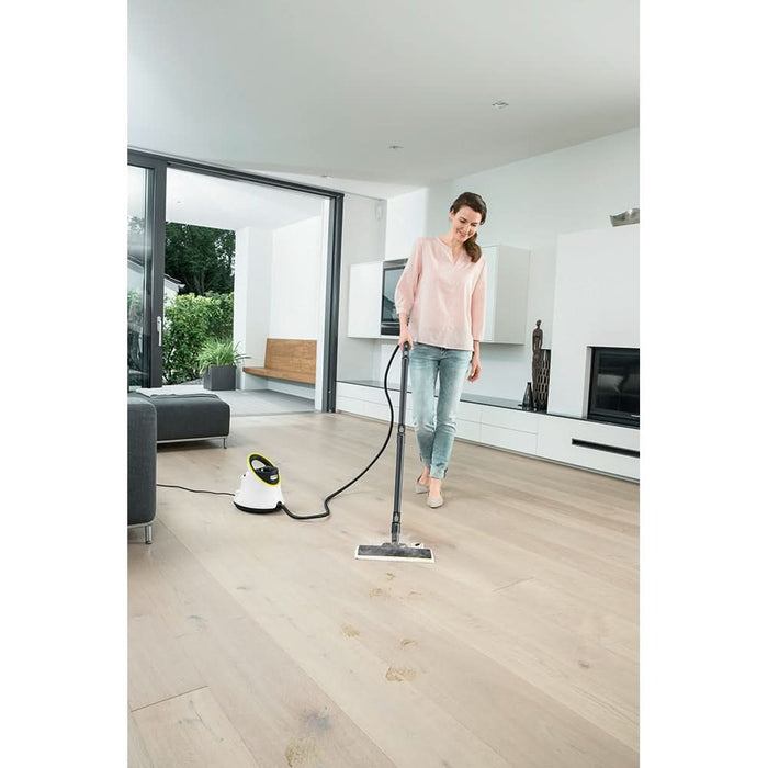 Aparat de curatat cu abur KARCHER SC2 Deluxe EasyFix 15134000, 1l, 1500W, alb-negru WALTI