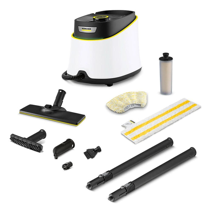 Aparat de curatat cu abur KARCHER SC3 Deluxe 15134300, 1l, 1900W, alb-negru WALTI