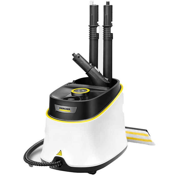 Aparat de curatat cu abur KARCHER SC3 Deluxe 15134300, 1l, 1900W, alb-negru WALTI