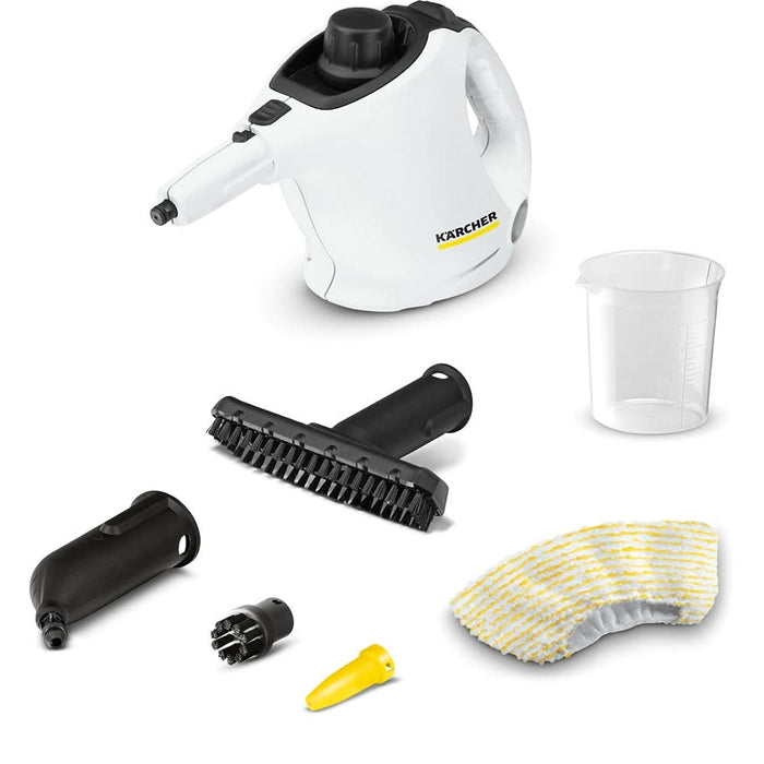 Aparat de curatat cu abur KARCHER SC 1 15164000, 0.2l, 1200W, alb-negru WALTI