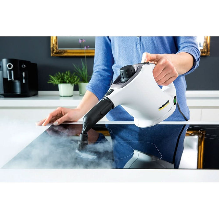 Aparat de curatat cu abur KARCHER SC 1 EasyFix 15164010, 0.2l, 1200W, alb-negru WALTI
