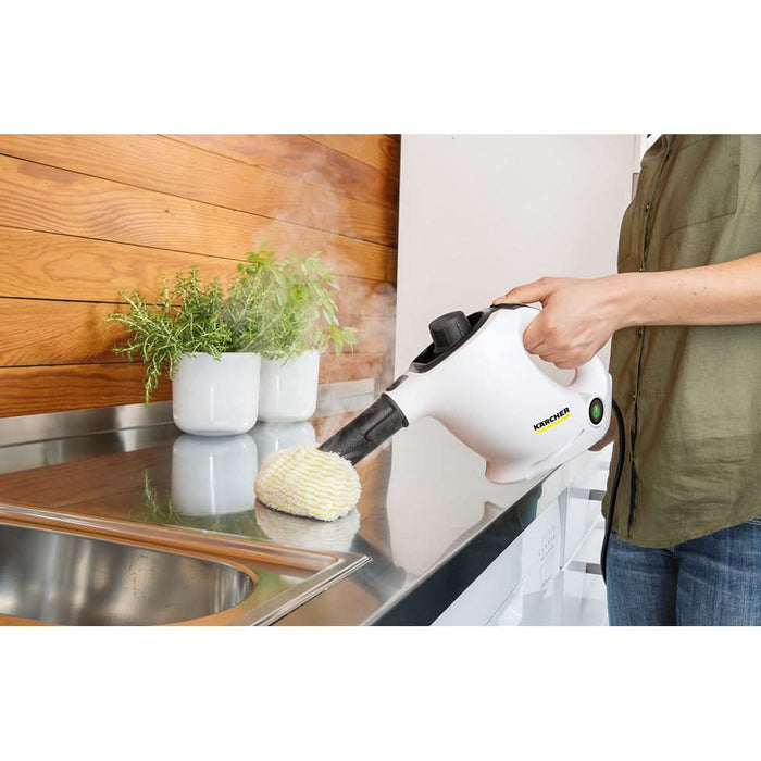 Aparat de curatat cu abur KARCHER SC 1 EasyFix 15164010, 0.2l, 1200W, alb-negru WALTI