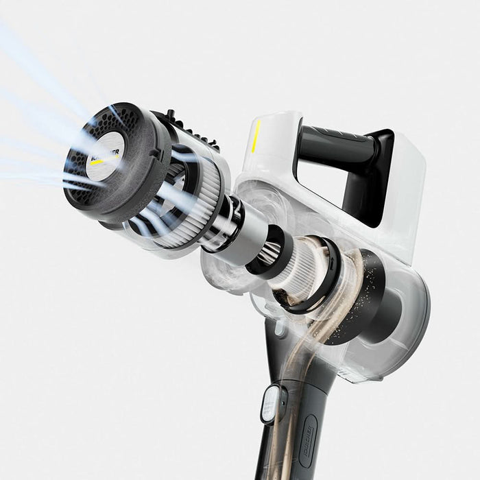 Aspirator vertical KARCHER VCS 3 Nano Complete 11989300, 0.6l, pana la 50 min, alb-negru WALTI