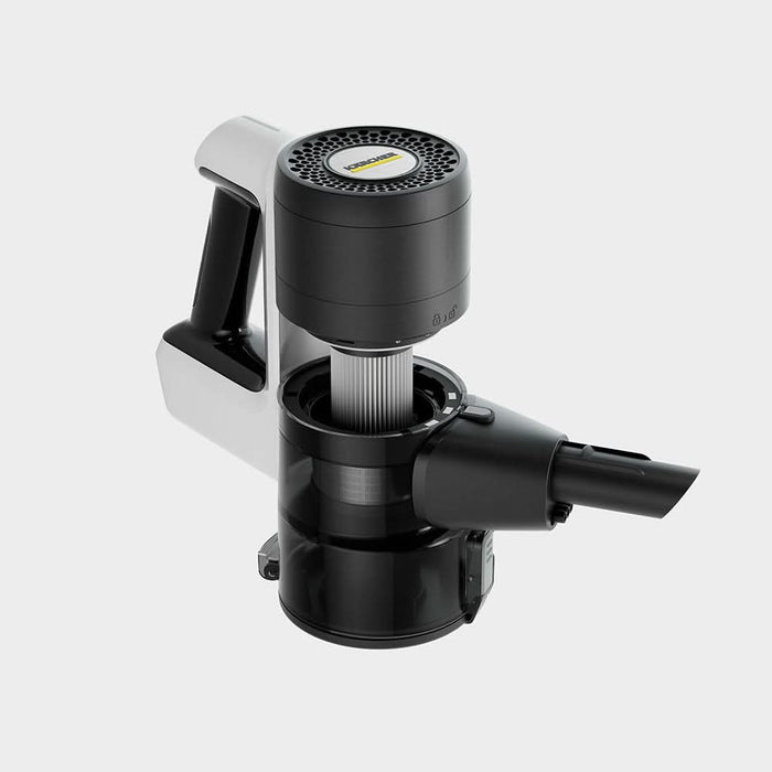 Aspirator vertical KARCHER VCS 3 Nano Hygiene 1.198-933.0, 0.6l, pana la 45 min, alb-negru WALTI