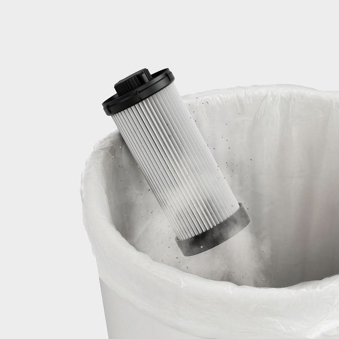 Aspirator vertical KARCHER VCS 3 Nano Hygiene 1.198-933.0, 0.6l, pana la 45 min, alb-negru WALTI