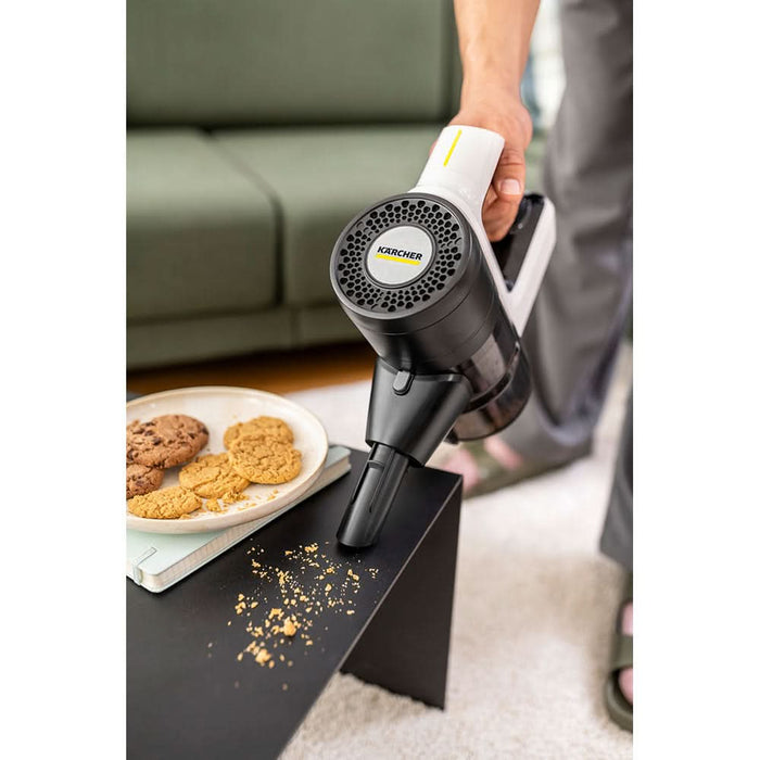 Aspirator vertical KARCHER VCS 3 Nano Hygiene 1.198-933.0, 0.6l, pana la 45 min, alb-negru WALTI