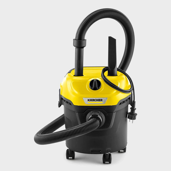 Aspirator fara sac KARCHER WD 1 Classic 16284110, 12l, 850W, 74dB, galben-negru WALTI