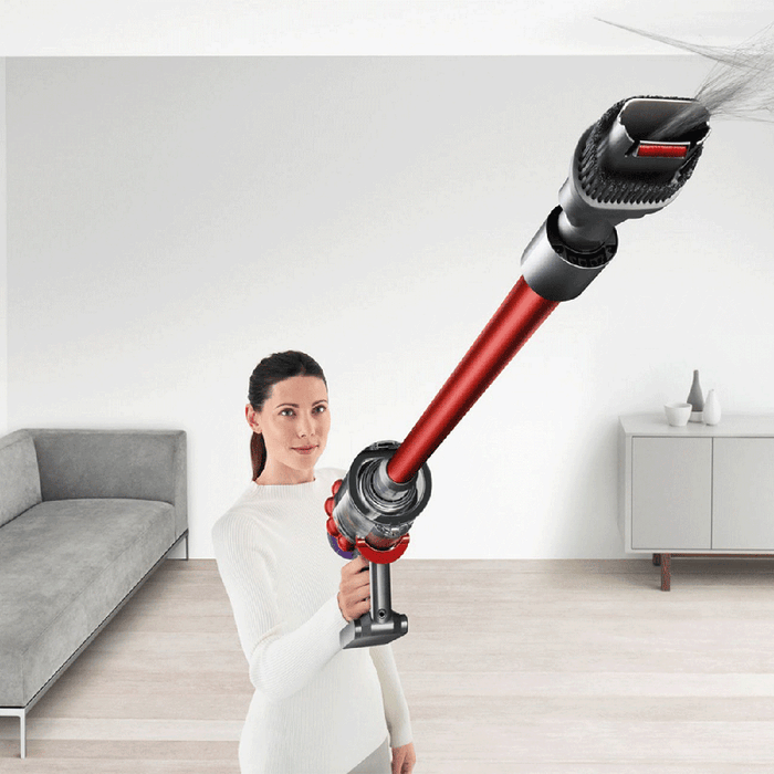 Aspirator vertical DYSON  V10 Origin, 0.77l, 25.2V, autonomie max 60 min, Root Cyclone, rosu-argintiu WALTI