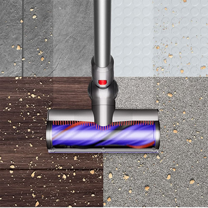 Aspirator vertical DYSON V15 Detect Absolute 49471901, 0.76l, autonomie max 60 min, Senzor Piezo, argintiu-galben WALTI