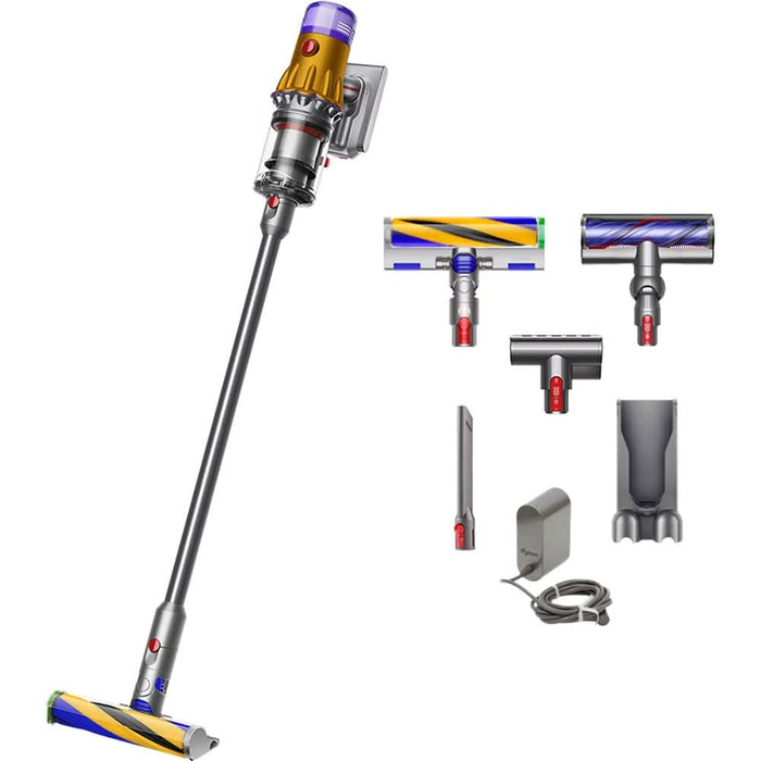 Aspirator vertical DYSON V12 Slim Detect Absolute 2026 49487601, 0.35l, autonomie max 60 min, 25.2V, Motor Hyperdymium, galben-mov WALTI