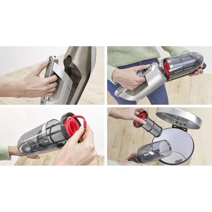 Aspirator vertical 2in1 BOSCH Flexxo Gen2 Seria 4 BBH3ALL23, 0.4l, 21.6V, autonomie max 50 min, Sistem RobustAir, maro-negru WALTI