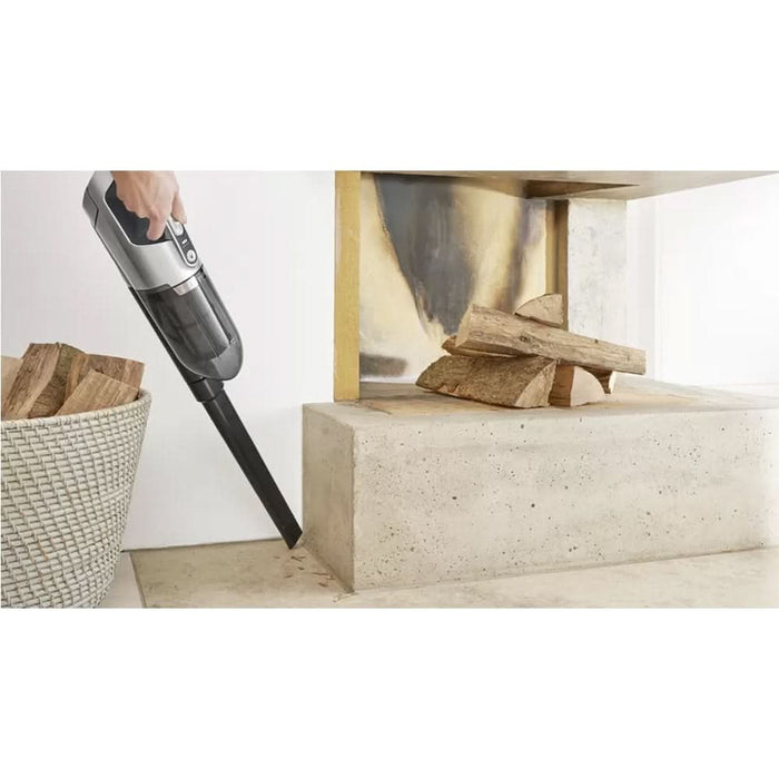 Aspirator vertical 2in1 BOSCH Flexxo Gen2 Seria 4 BCH3K2801, 0.4l, 25.2V, autonomie max 55 min, Sistem RobustAir, argintiu-negru WALTI