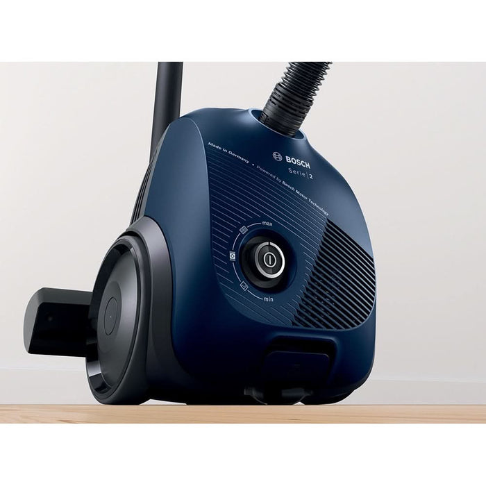 Aspirator cu sac BOSCH BGBS2BU1T, 3.5l, 850W, 80dB, albastru inchis-negru WALTI