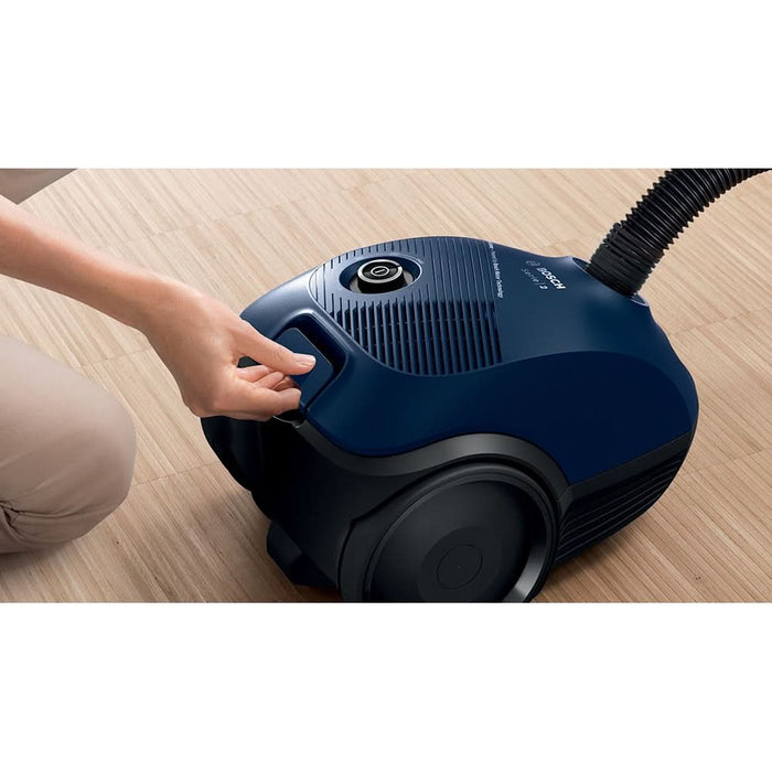 Aspirator cu sac BOSCH BGBS2BU1T, 3.5l, 850W, 80dB, albastru inchis-negru WALTI