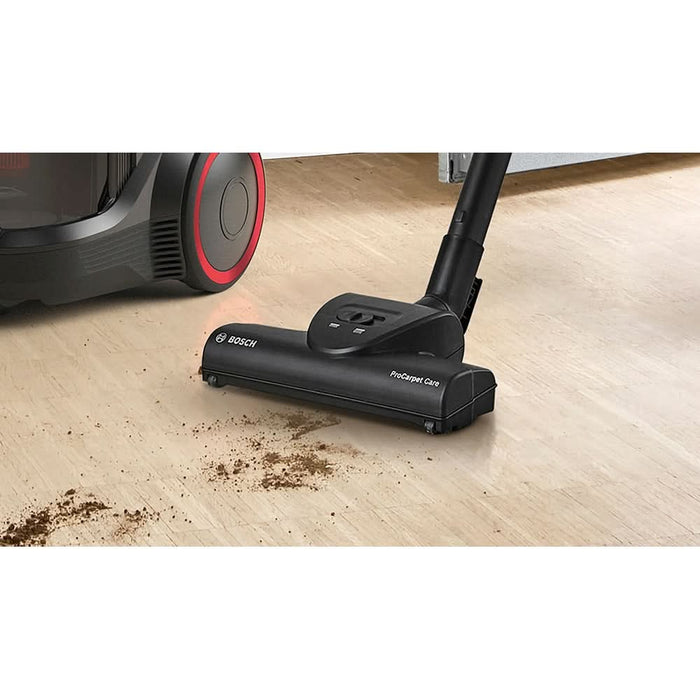 Aspirator fara sac BOSCH ProPower Seria 4 BGS21POW2, 2l, 750W, 78dB, negru-rosu WALTI