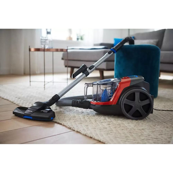 Aspirator fara sac PHILIPS PowerPro Compact FC9330/09, 1.5l, 750W, 76dB, rosu-negru WALTI