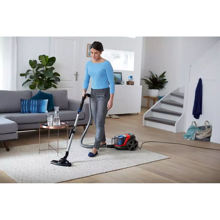 Aspirator fara sac PHILIPS PowerPro Compact FC9330/09, 1.5l, 750W, 76dB, rosu-negru WALTI