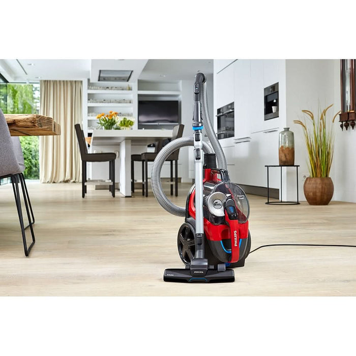 Aspirator fara sac PHILIPS PowerPro Expert FC9729/09, 2l, 900W, 75dB, rosu-negru WALTI