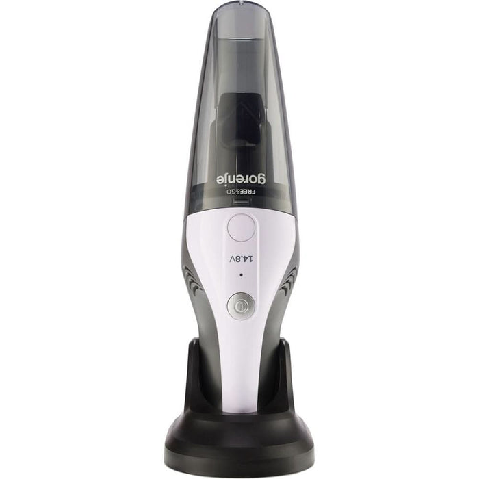 Aspirator de mana GORENJE MVC148FGW, 0.5l, 14.8V, autonomie max 15 min, alb-gri inchis WALTI