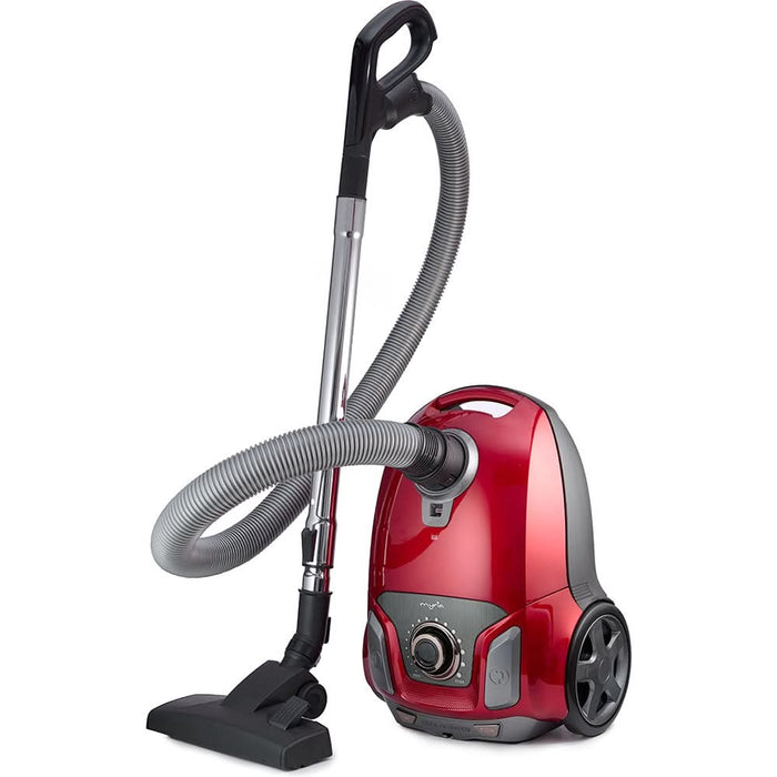 Aspirator cu sac MYRIA MY4538, 3l, 750W, 76dB, rosu-negru WALTI