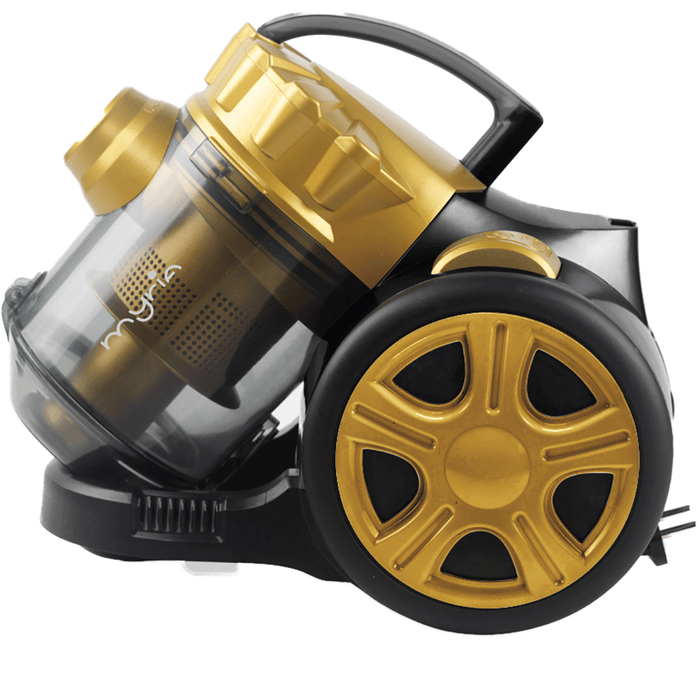 Aspirator fara sac MYRIA MY4558GD, 1.5l, 700W, 80dB, galben-negru WALTI